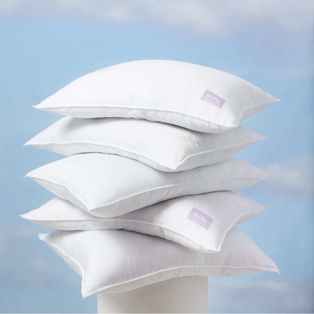 NEW Buffy Cloud Pillow King White Medium TENCEL Lyocell Eco Friendly